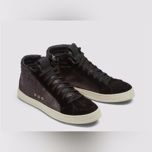 Size9 P 448  Black High-Top Casual Sneakers Retail 325$